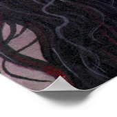 リトルこうもりガールヴァンパイアゴシック妖精のポスター ポスター (角)