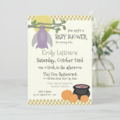 リトルこうもりハロウィーンベイビーシャワー 招待状 (スタンド正面)