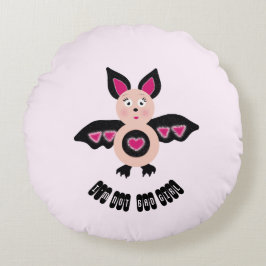 リトルこうもり女 ラウンドクッション