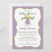 リトルこうもり満月ベビーシャワー 招待状 (正面)