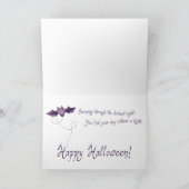 リトルこうもり – グリーティングカード (内部)