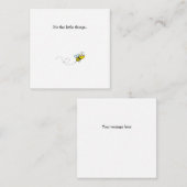 リトルのまわりにサンキューノートカード ノートカード (正面/裏面)