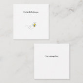 リトルのまわりにミニサンキューノートカード ノートカード (正面/裏面)