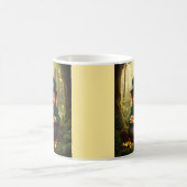 リトルアイリッシュレプレシャン&金ゴールドカルドロン コーヒーマグカップ (中央)