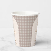 リトルアクリングファームハウスギンガムベビーシャワー 紙コップ (左)