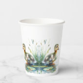 リトルアクリング紙カップガールベビーシャワー 紙コップ (裏面)