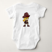 リトルアドベンチャーボディースーツベビー ベビーボディスーツ (裏面)