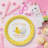 リトルアヒル孵化すぐに赤ちゃんシャワー招待状 ペーパープレート (パーティー)