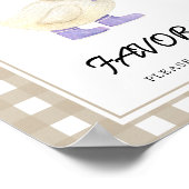 リトルアヒル赤ん坊のシャワーの好意 ポスター (角)