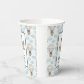 リトルアビエーターパーティーベビーベアーパステル誕生日パパップ 紙コップ (左)