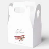 リトルアビエーターベビーシャワー フェイバーボックス (オープン)