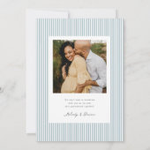 リトルアビエーターベビーシャワー 招待状 (裏面)