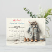 リトルアビエーター1st誕生日パーティー 招待状 (スタンド正面)