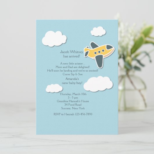 リトルアビエーターSipとSee招待状 招待状 (スタンド正面)