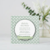 リトルアリゲータースクエアベビーシャワー招待状 招待状 (スタンド正面)