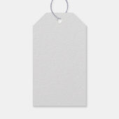 リトルアークティックベビーシャワーメッセージカード ギフトタグ (裏面)