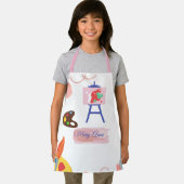 リトルアーティストイーゼルとブラシ エプロン (インサイチュ)