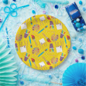 リトルアーティストパターン ペーパープレート (パーティー)