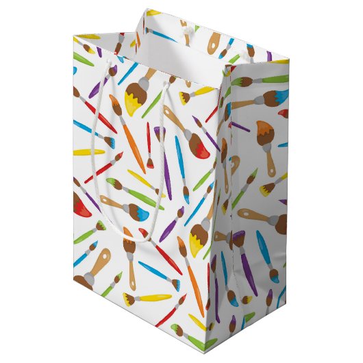 リトルアーティストパターン ミディアムペーパーバッグ (正面アングル)