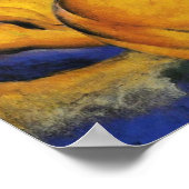 リトルイエローウマ1912年Franz Marc ポスター (角)