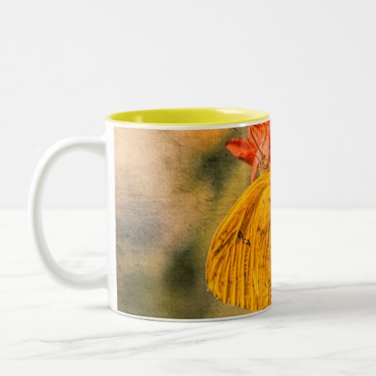 リトルイエローサルファーバタフライマグ ツートーンマグカップ (左)