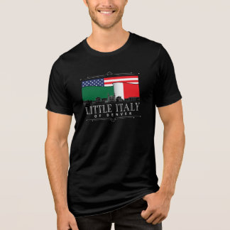 リトルイタリアのデンバークラシックロゴBLACK トライブレンドTシャツ