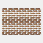 リトルイタリアデザートCanoli Spumoni Zeppole ラッピングペーパーシート (正面)