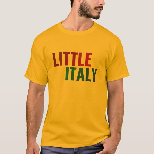 リトルイタリアトロント地区Tシャツ Tシャツ (正面)