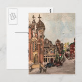 リトルイタリア，クリーブランド絵画・オハイオのポストカード ポストカード (正面/裏面)