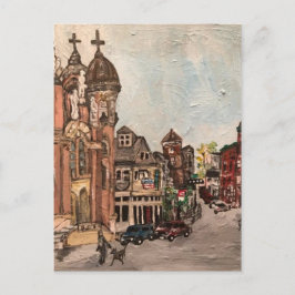 リトルイタリア，クリーブランド絵画・オハイオのポストカード ポストカード