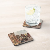 リトルイタリア、クリーブランド絵画・オハイオ州のコースター コースター (右側)