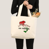 リトルイタリー サンフランシスコ ラージトートバッグ (正面(商品))
