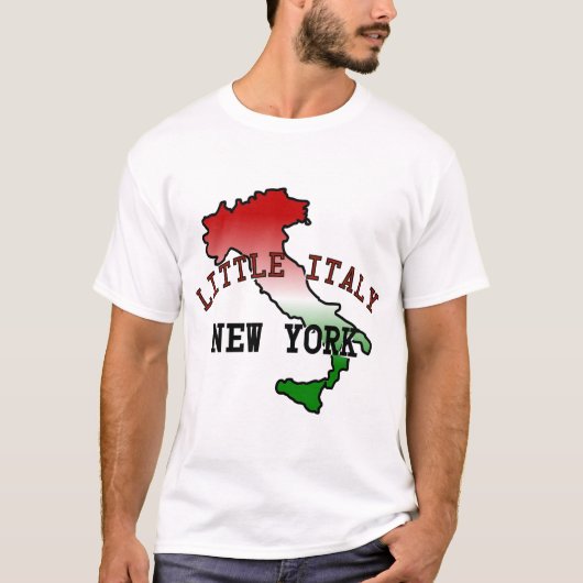 リトルイタリー ニューヨーク Tシャツ (正面)