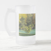 リトルインディアンゴルディすりガラス製ビールマグ フロストグラスビールジョッキ (左)