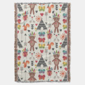 リトルインディアンブランケット スローブランケット (正面縦)