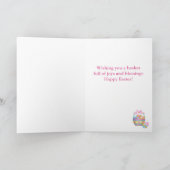 リトルイースターバスケットジョイズと恵み カード (内部)