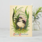 リトルイースターバード招待状 招待状 (スタンド正面)