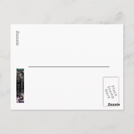 リトルウィッチと黒猫のハロウィン ポストカード (裏面)