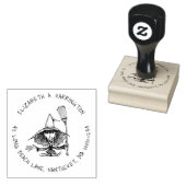 リトルウィッチアート差出人住所ラバースタンプ ラバースタンプ (押印)