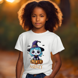 リトルウィッチキッズハロウィンティーシャツ Tシャツ