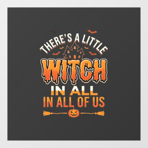 リトルウィッチハロウィン魔女タイポグラフィデザイン_1 ウィンドウサイン