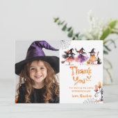 リトルウィッチハローウィンパーティサンキューカード 招待状 (スタンド正面)