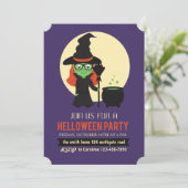 リトルウィッチハローウィンパーティ招待状 招待状 (スタンド正面)