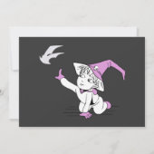 リトルウィッチベビーシャワー招待状カード 招待状 (裏面)