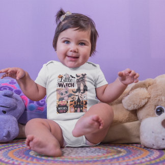 リトルウィッチベビーハロウィーン ベビーボディスーツ