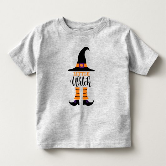 リトルウィッチ小さな女の子幼児Tシャツ トドラーTシャツ (正面)