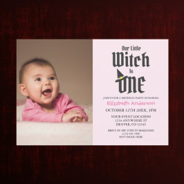 リトルウィッチ1歳の誕生日 招待状