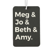 リトルウィメンズキャラクターI カーエアーフレッシュナー (裏面)