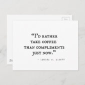 リトルウィメンズ引用文 ポストカード (正面/裏面)