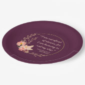 リトルウィメンズ引用文I – かわいいスタイル ペーパープレート (アングル)